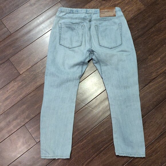 ONETEASPOON Shabbies Low Waist Drawstring Boyfriend Denim Jeans SMALL - Picture 6 of 8